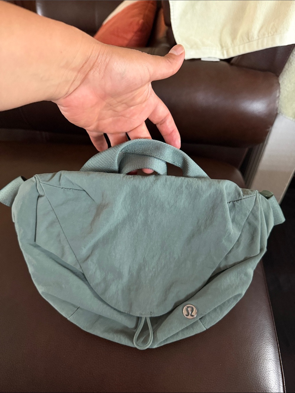 lululemon athletics women Light Sage Green Belt Bag
